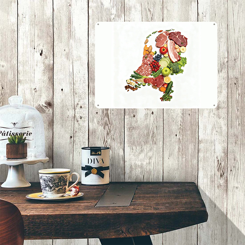 Food Map of Netherlands Made F - Home Decor Netherlands avis et prix