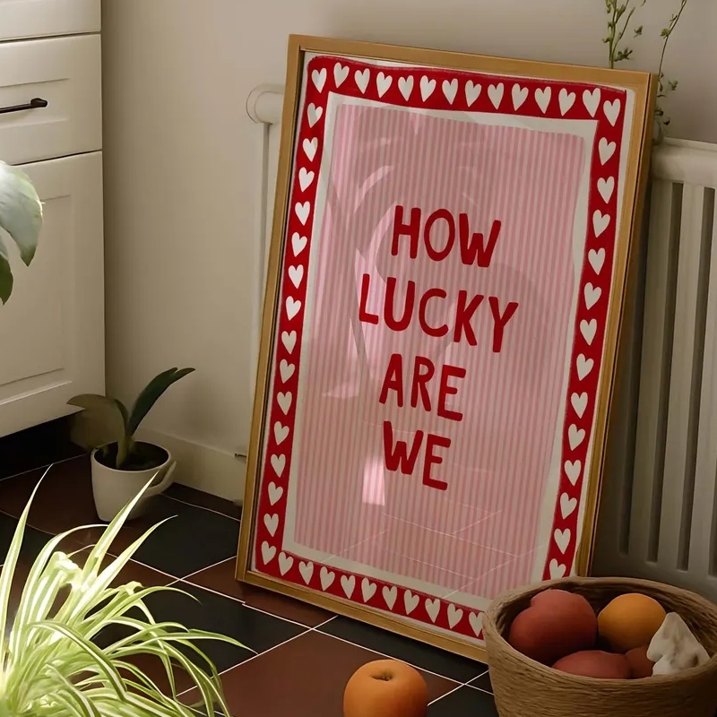 How Lucky Wall Art Canvas Prin - Home Decor How To avis et prix
