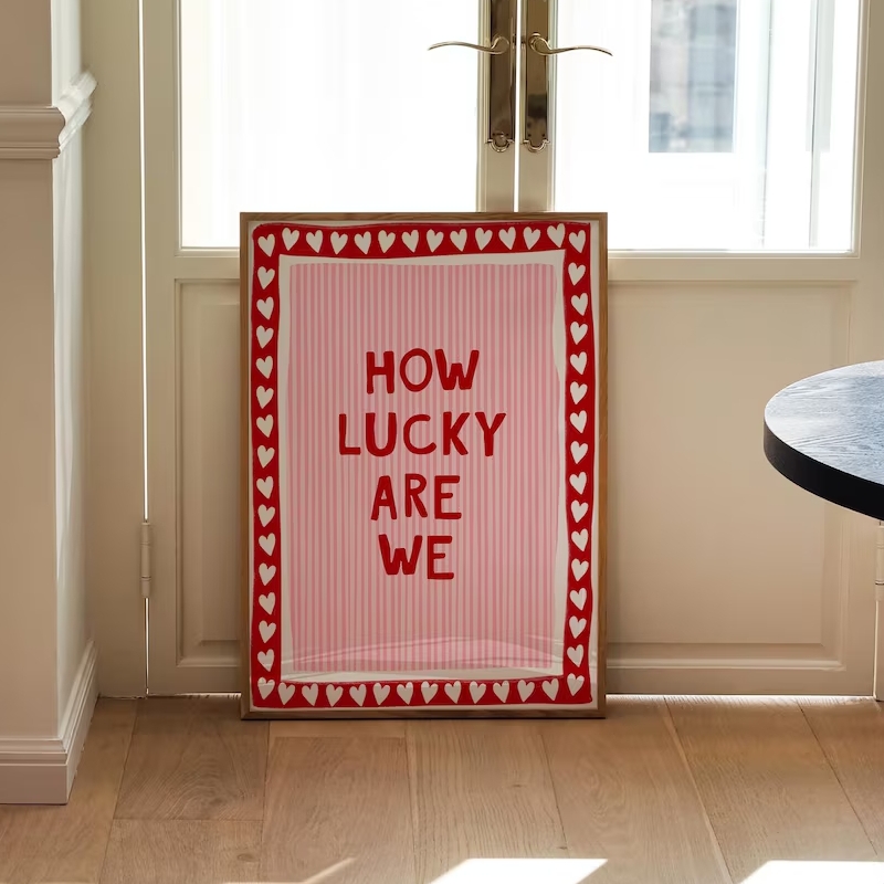 How Lucky Wall Art Canvas Prin - Home Decor How To avis et prix