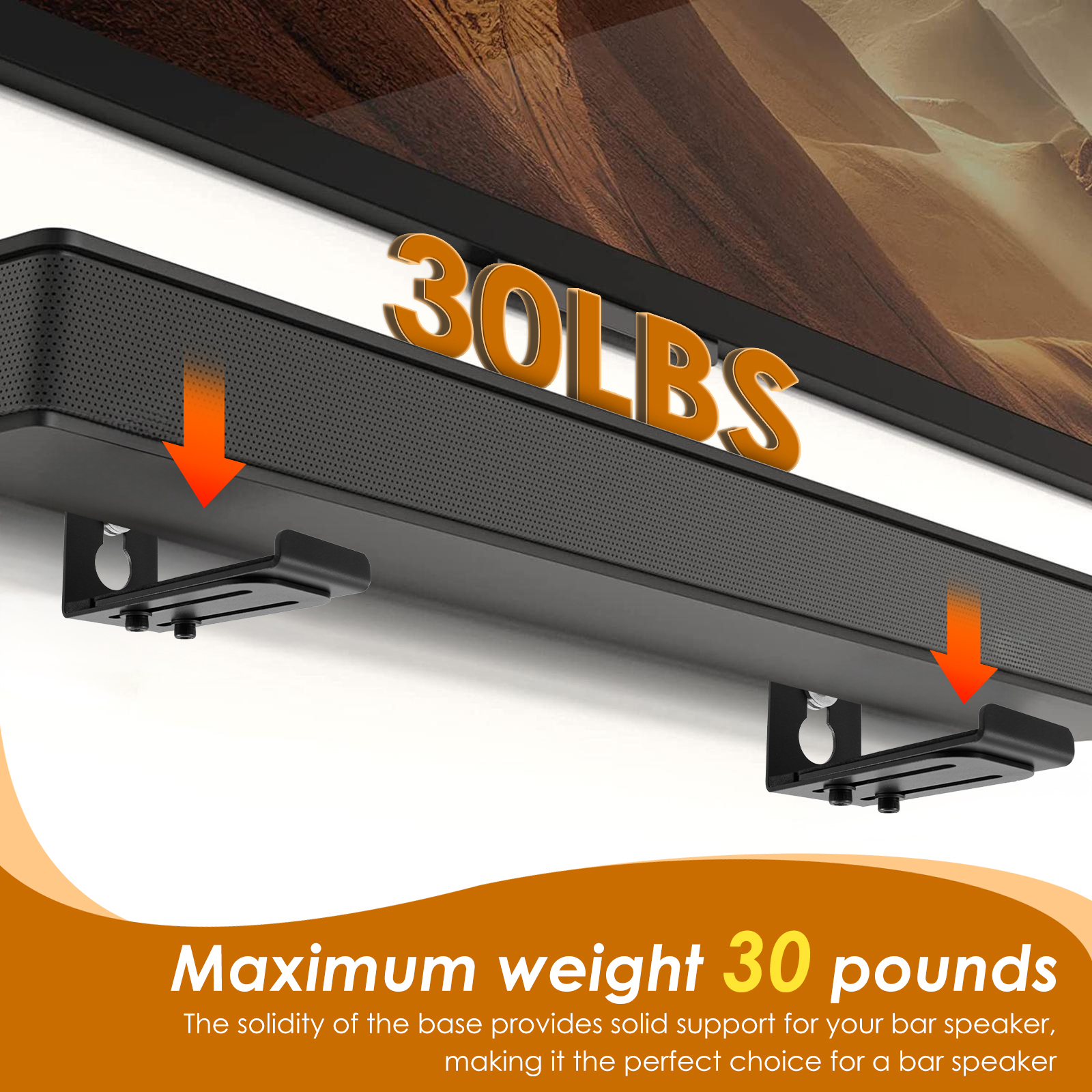 2Pcs Soundbar Speaker Stands W - Home Decor Unique Items avis et prix