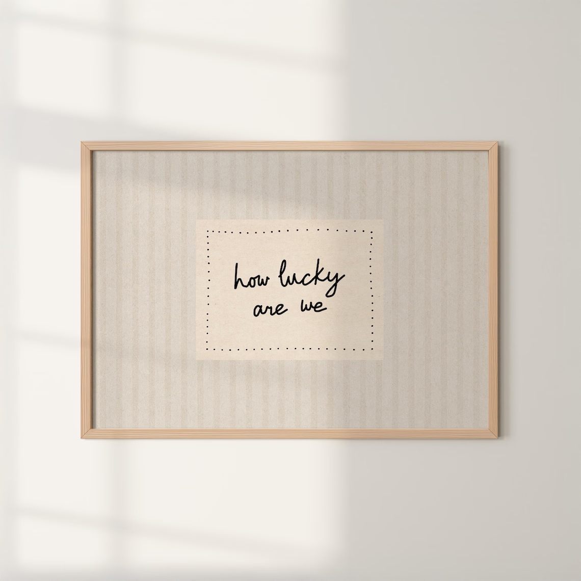 Modern,Minimalist How Lucky Ar - Home Decor On Wall avis et prix