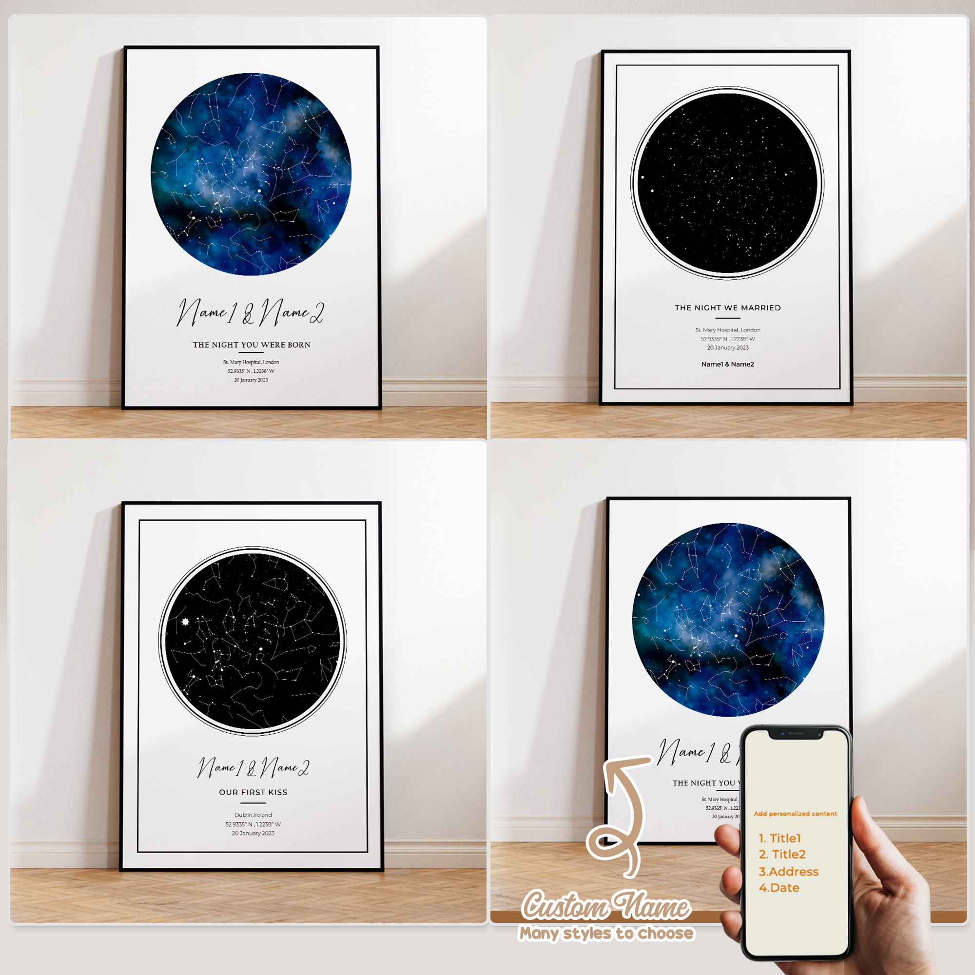 Modern Custom Personalized Nig - Home Decor On Wall avis et prix