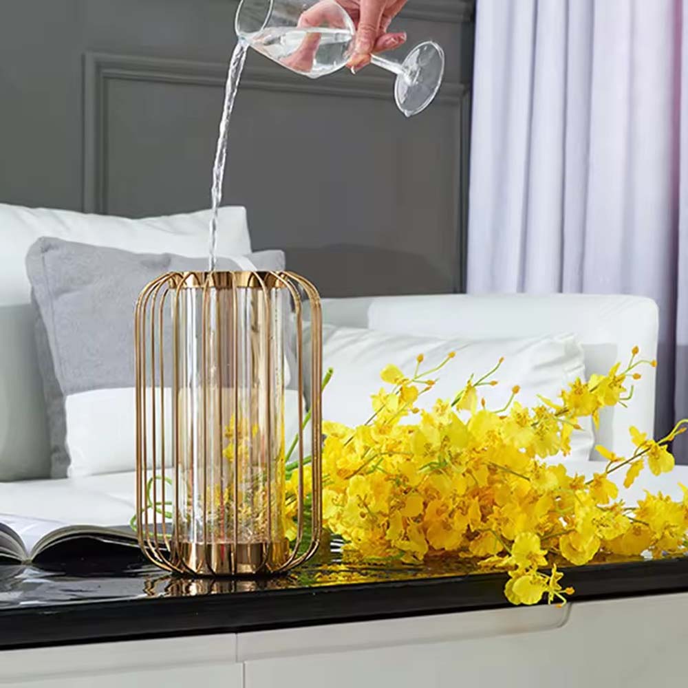Retro Iron Art Vase Nordic Wro - Glass Vase Nordic avis et prix