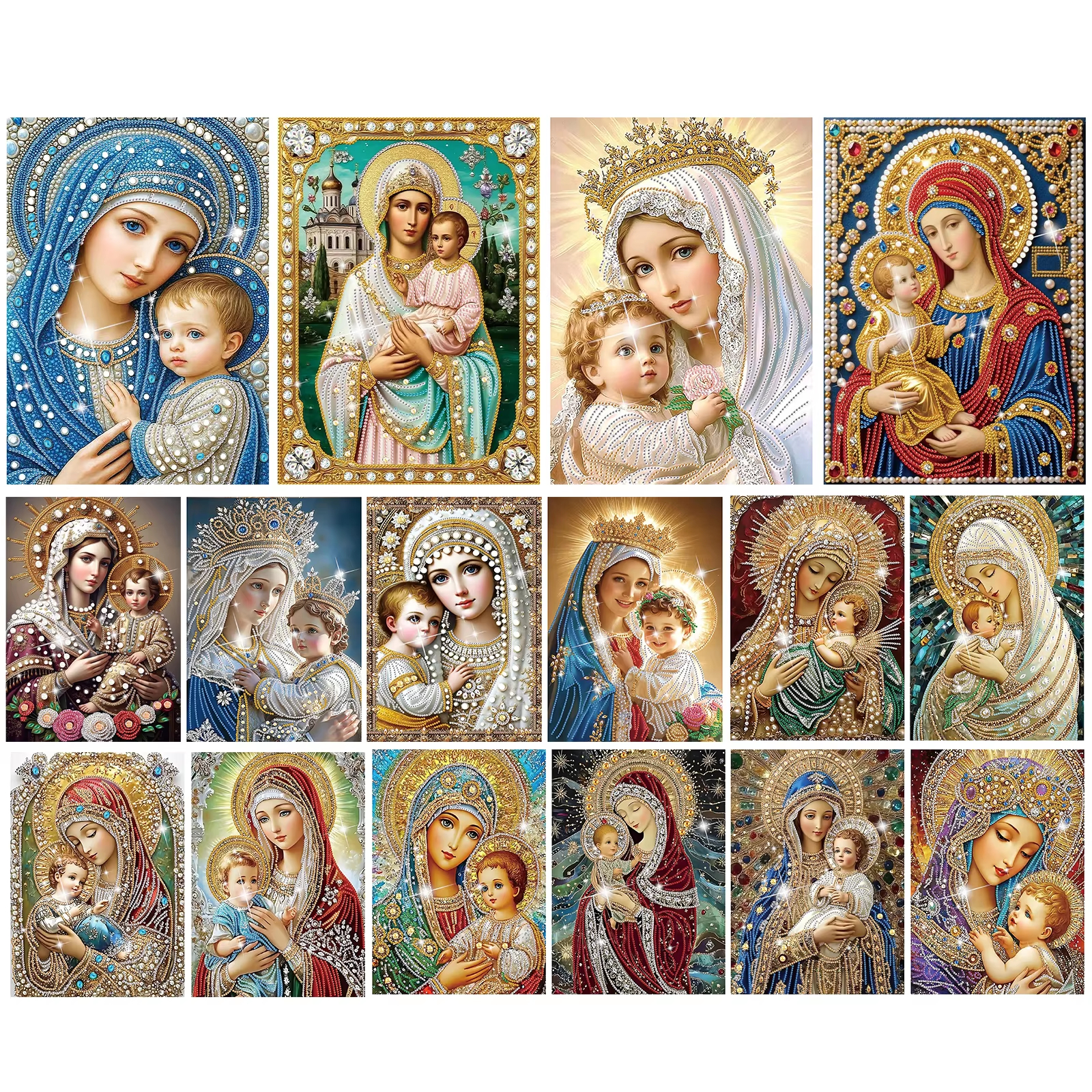 Virgin Mary Partial DIY 5D Dri - Home Decor Diy Ideas avis et prix