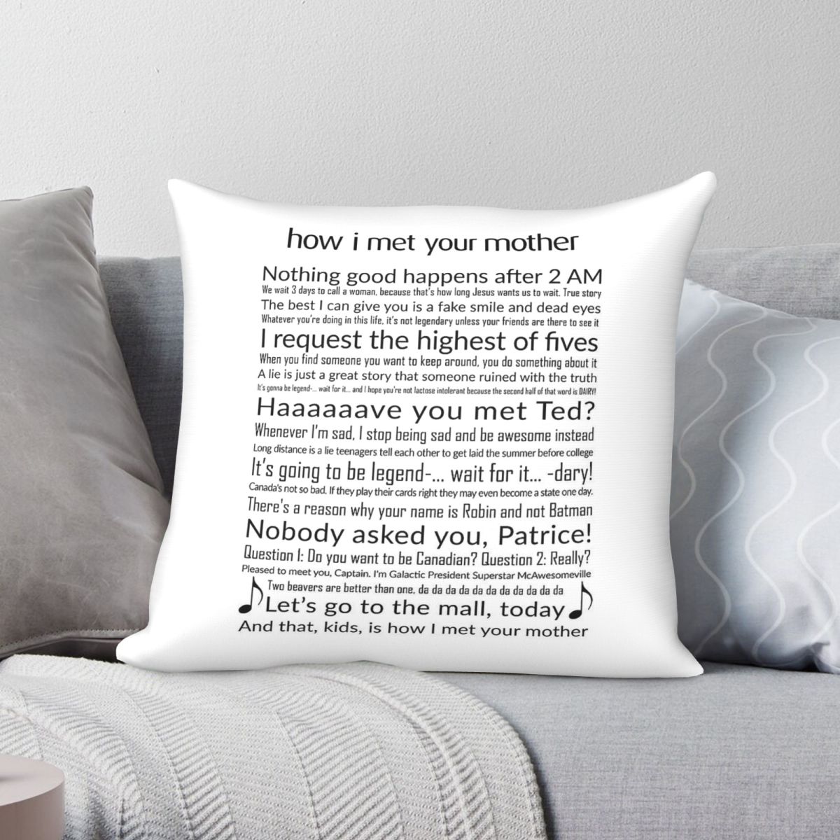 How I Met Your Mother Best Quo - Home Decor How To avis et prix