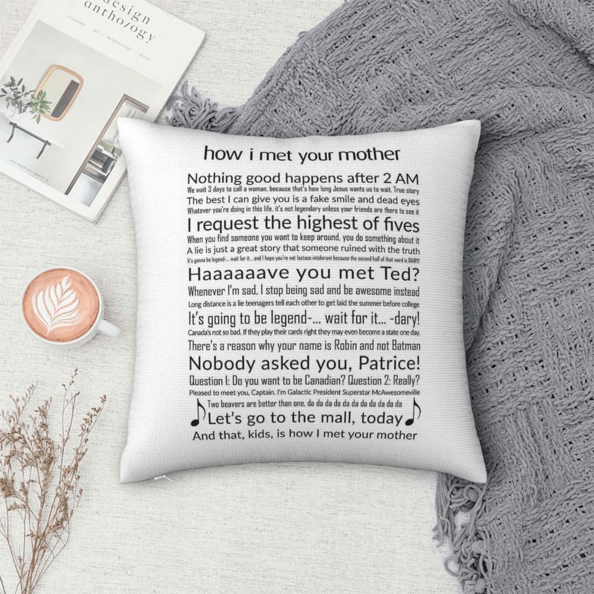How I Met Your Mother Best Quo - Home Decor How To avis et prix