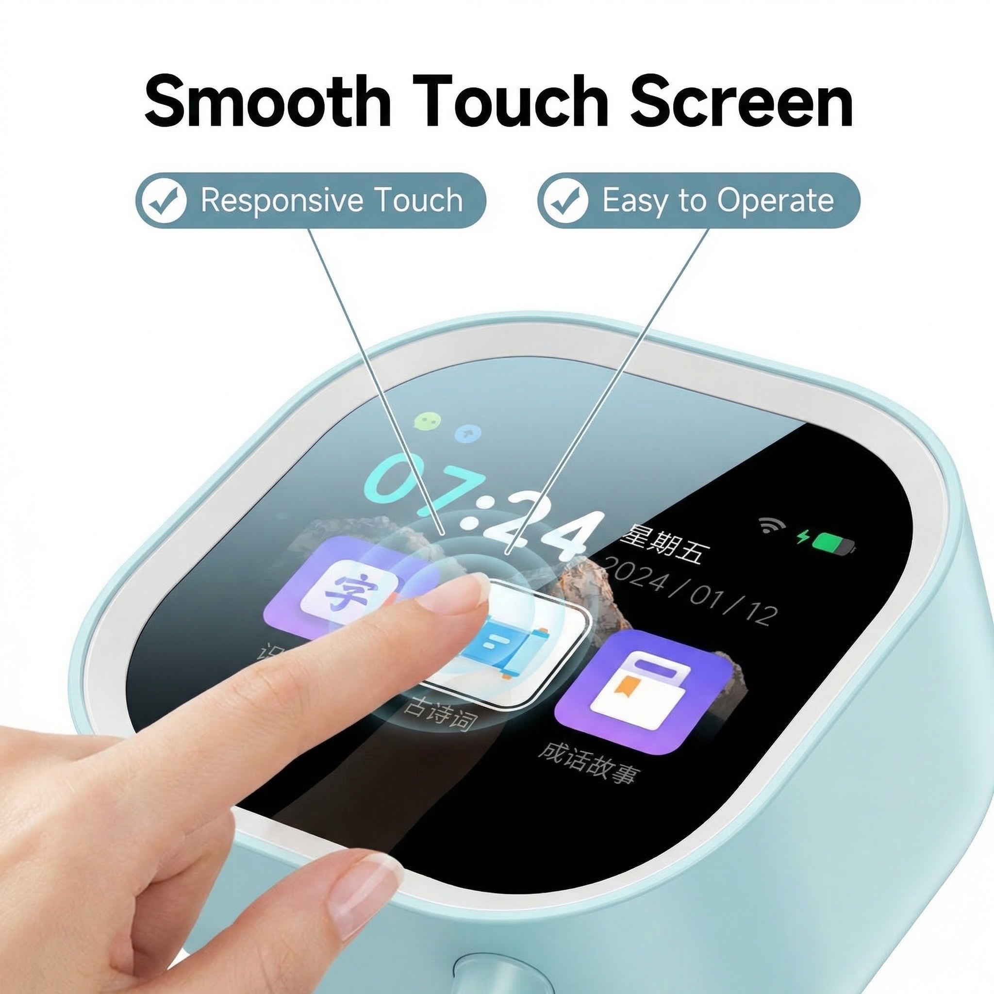 AI Voice Smart Alarm Clock WiF - Home Decor Ai avis et prix