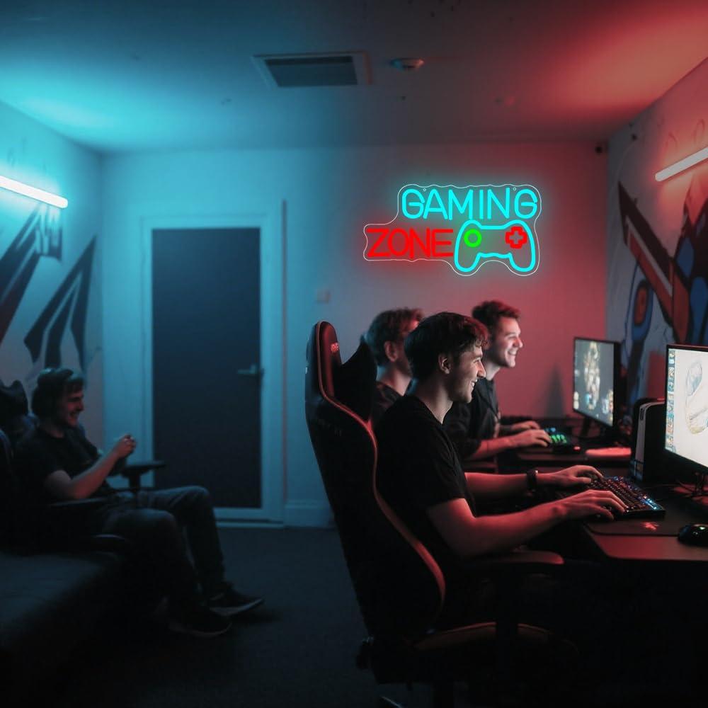 Gaming Zone Neon Sign Dimmable - Home Decor Light avis et prix