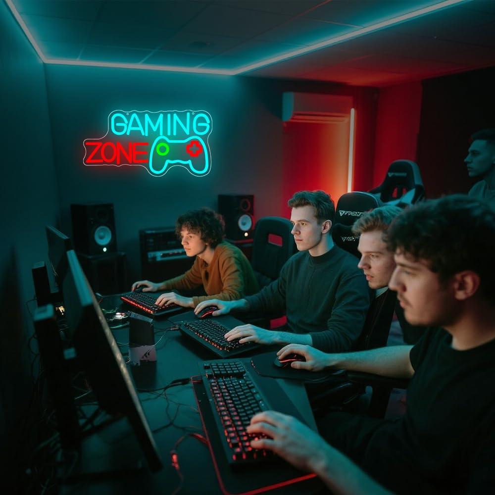 Gaming Zone Neon Sign Dimmable - Home Decor Light avis et prix