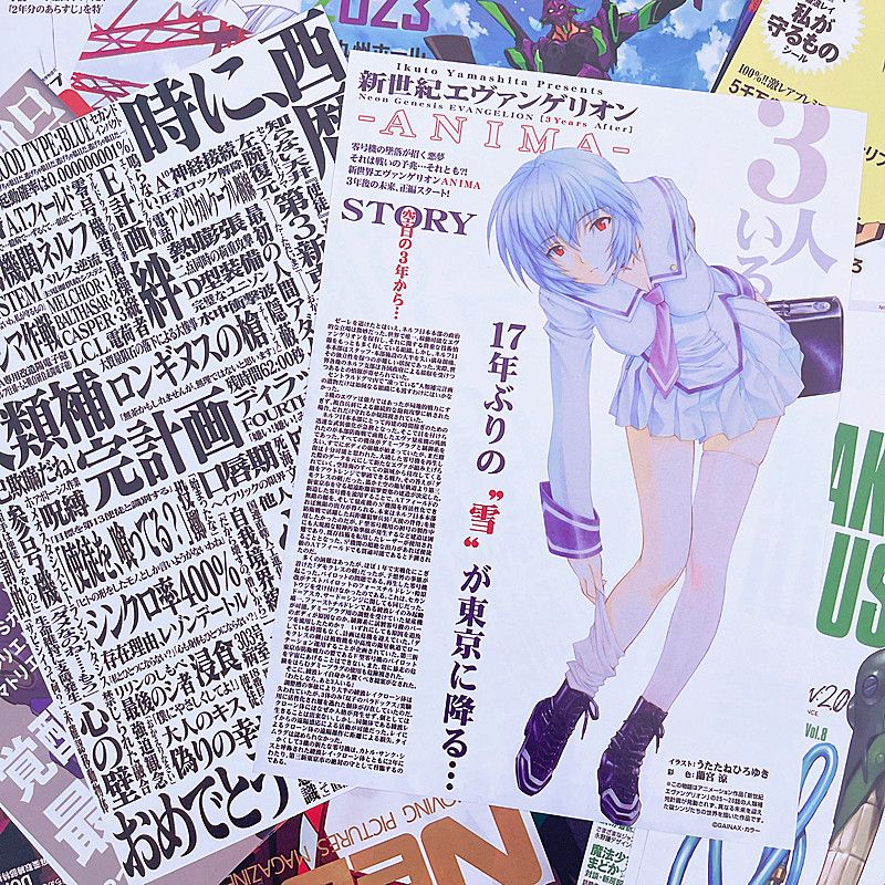 10/20/40pcs Evangelion Ayanami - Home Decor Scrap avis et prix