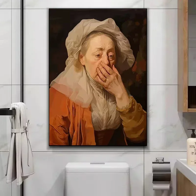 Funny Mona Lisa Wearing Pearls - Home Decor Scrap avis et prix