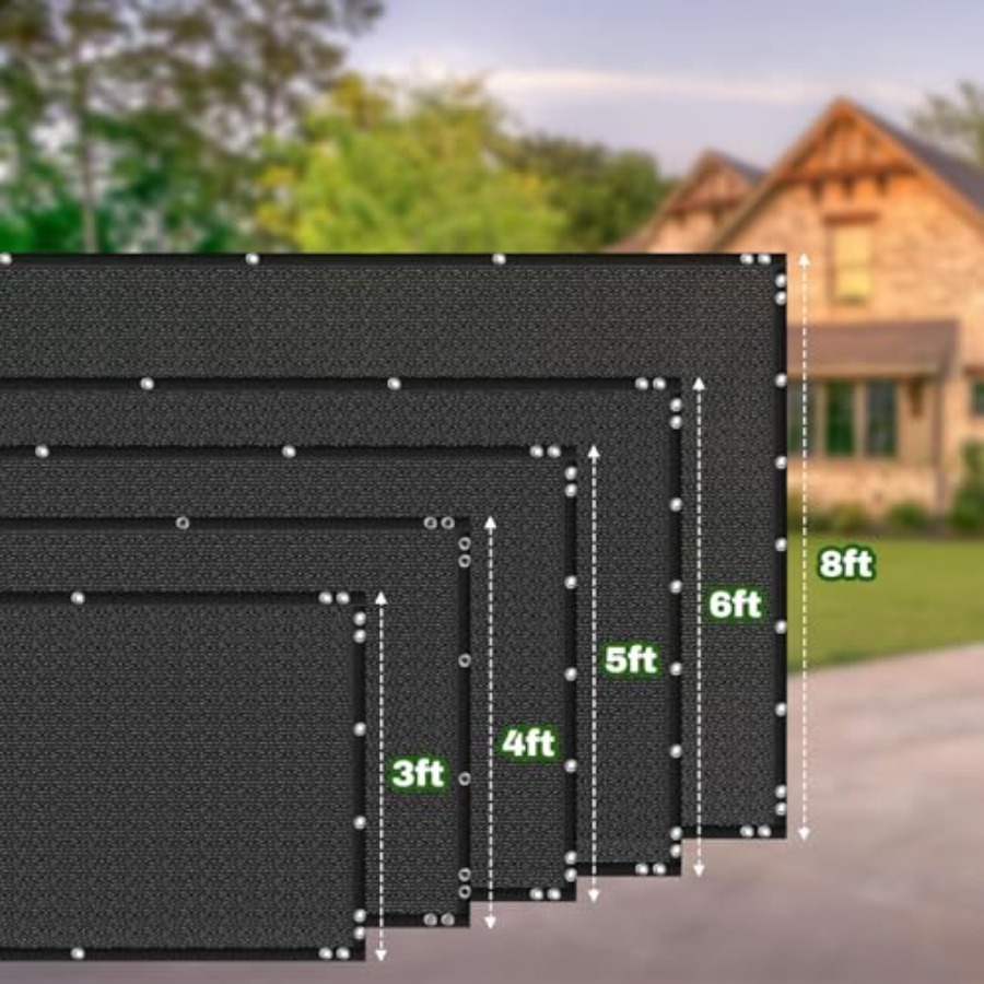 Privacy Screen Fence 4Feet x 5 - Home Decor In avis et prix