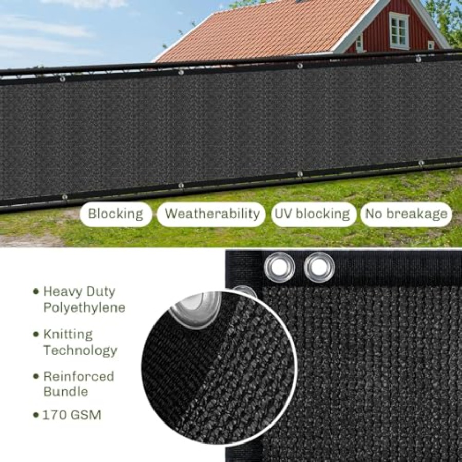 Privacy Screen Fence 4Feet x 5 - Home Decor In avis et prix
