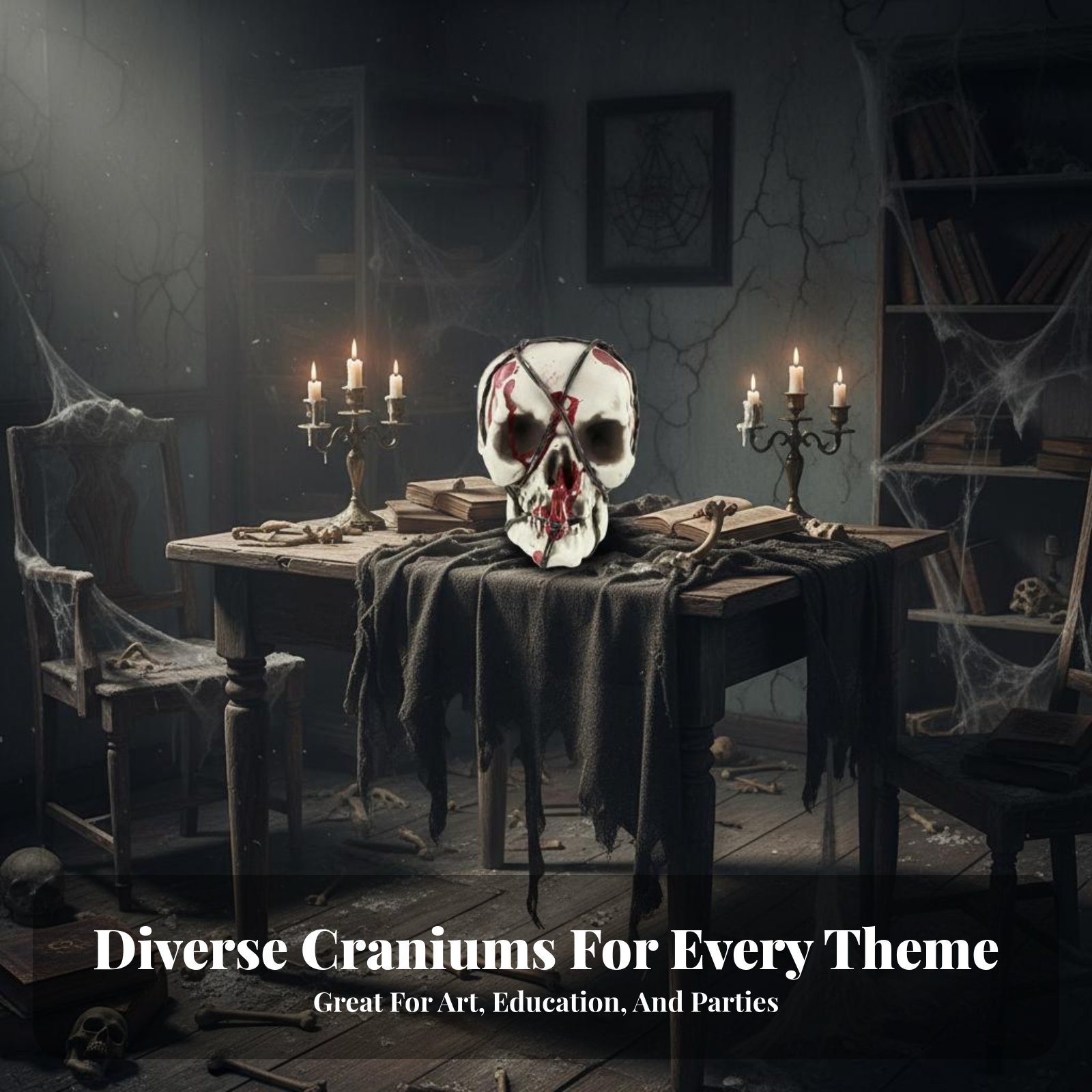 Realistic Skull Model Horror T - Home Decor In avis et prix