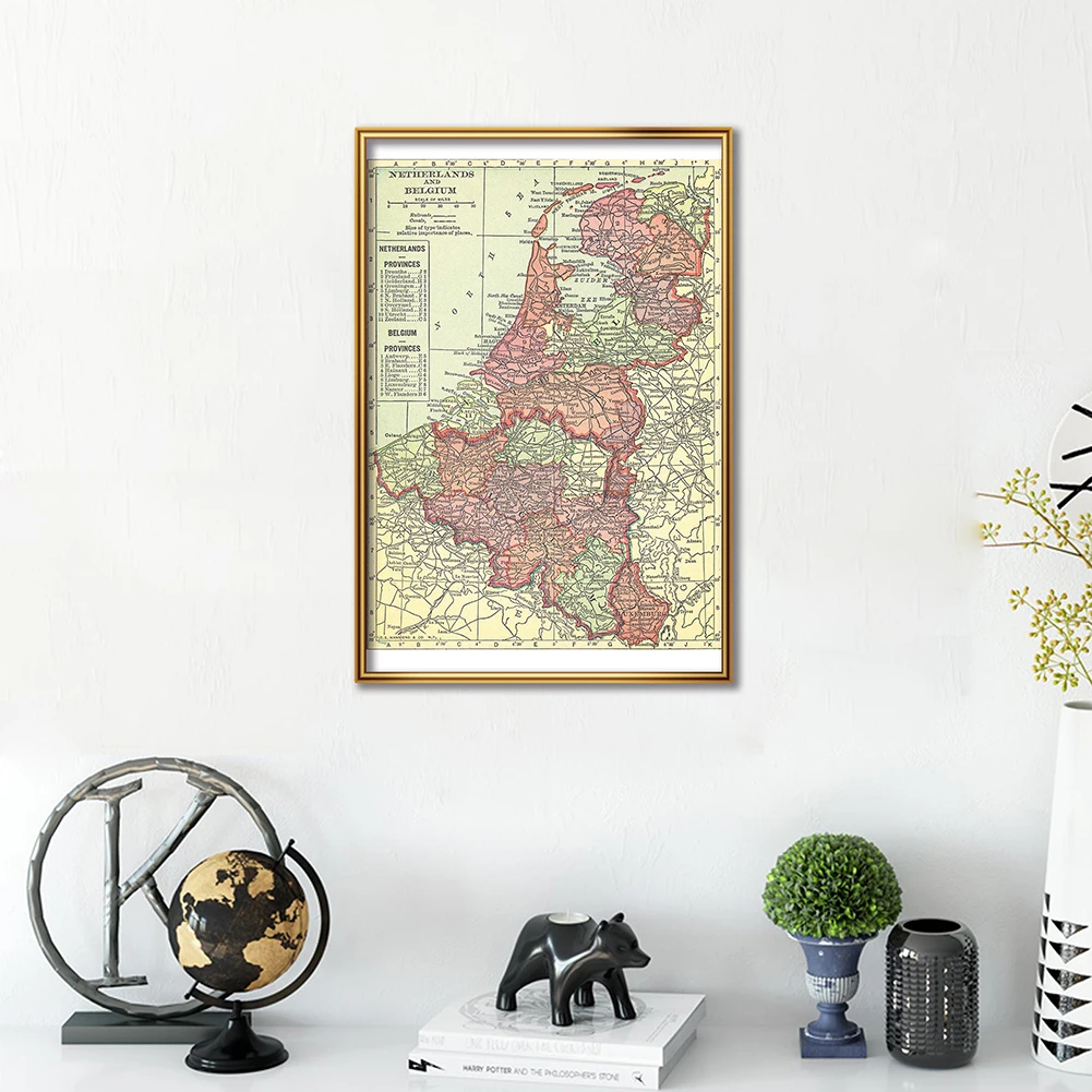 42*59cm The 1914 Belgium and N - Home Decor Netherlands avis et prix