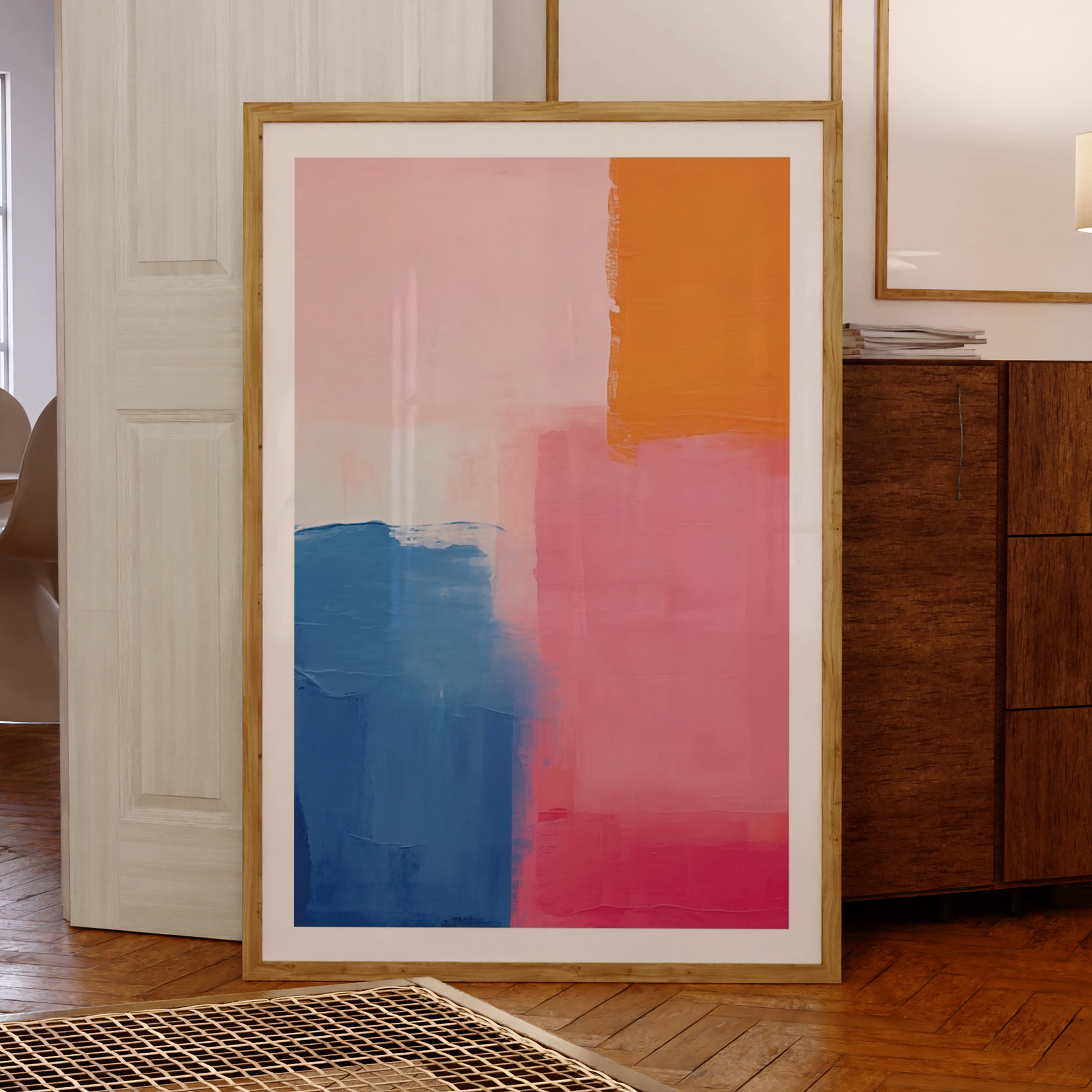 Abstract Draw Vibrant Energy W - Abstract Oil Painting avis et prix