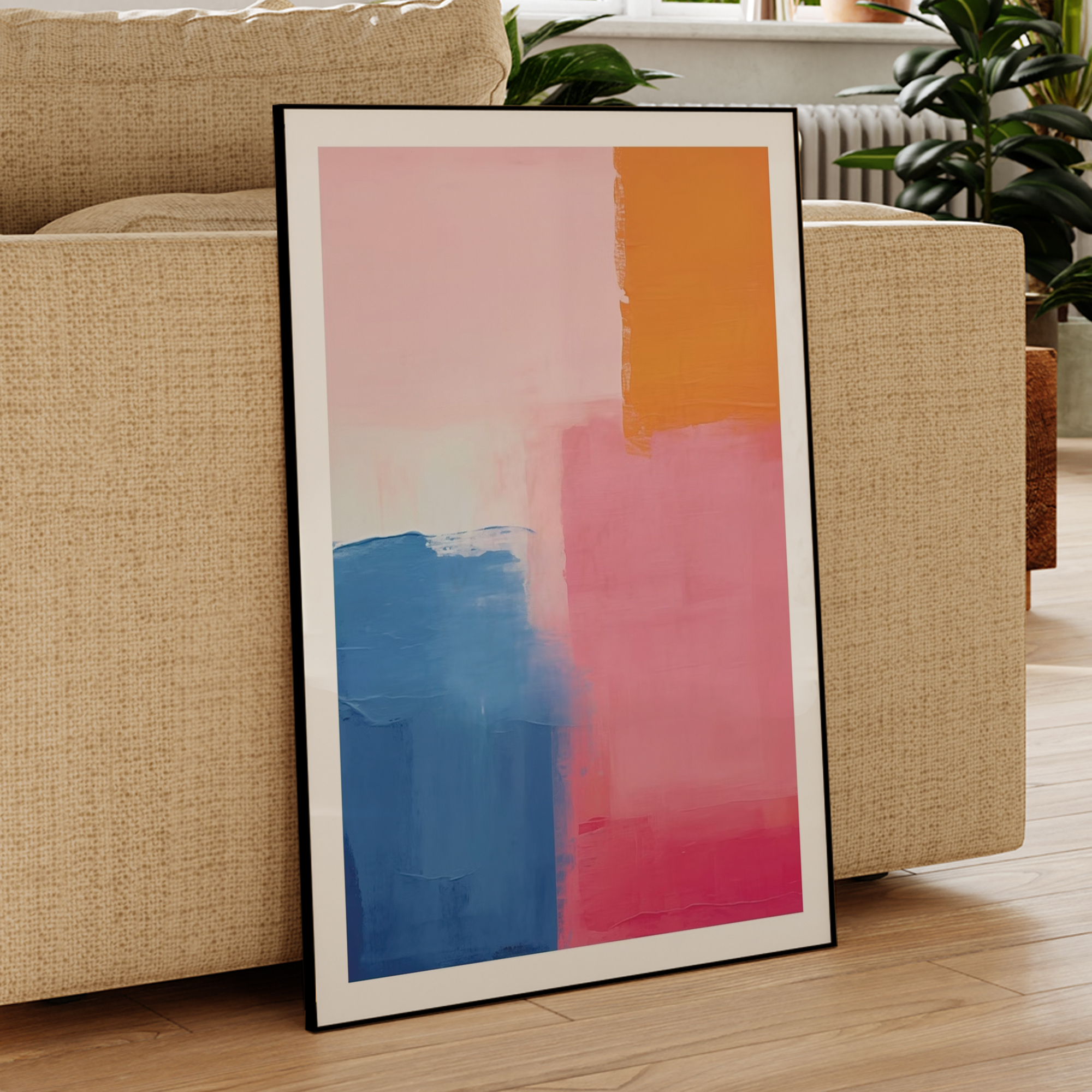 Abstract Draw Vibrant Energy W - Abstract Oil Painting avis et prix