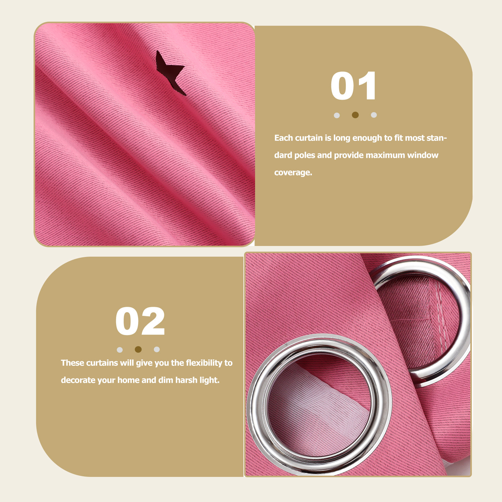 Princess Inspired Blackout Win - Home Decor Curtains avis et prix