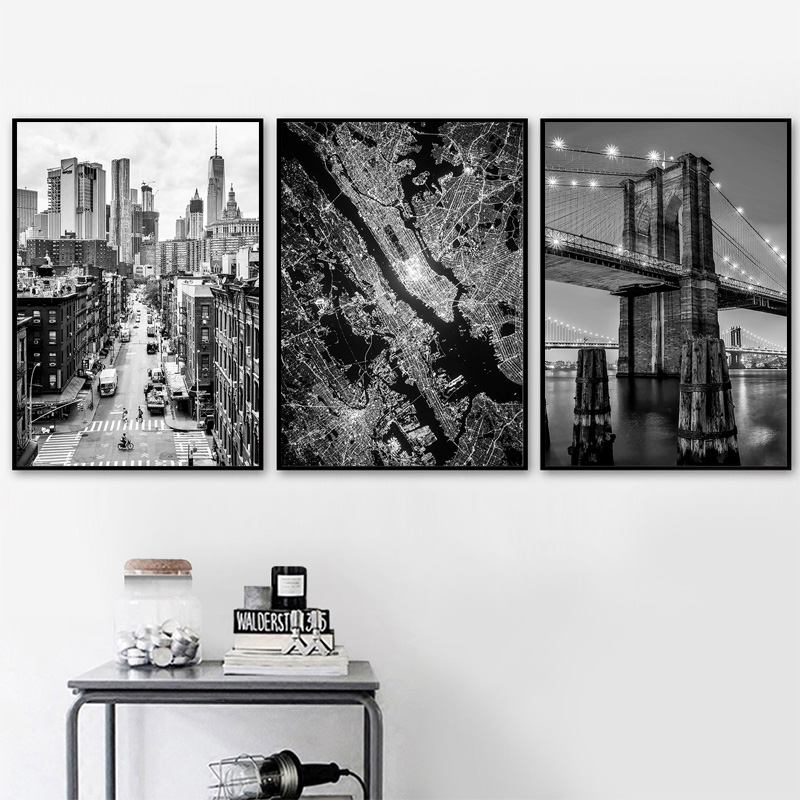 New York City Canvas Painting  - Abstract Oil Painting avis et prix