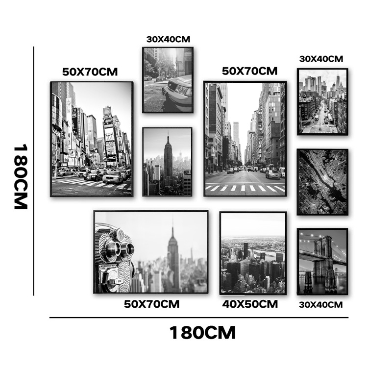 New York City Canvas Painting  - Abstract Oil Painting avis et prix