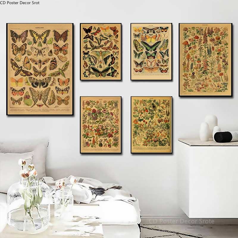 Butterfly Insect Flower Mushro - Home Decor Scrap avis et prix