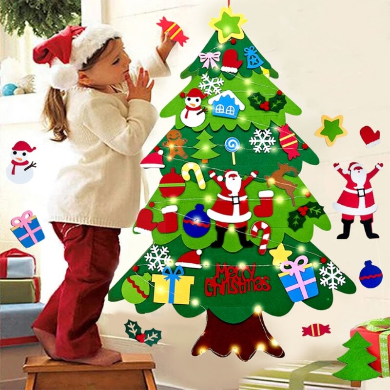 Kids DIY Felt Xmas Tree Set Ch - Home Xmas Decor Ideas avis et prix