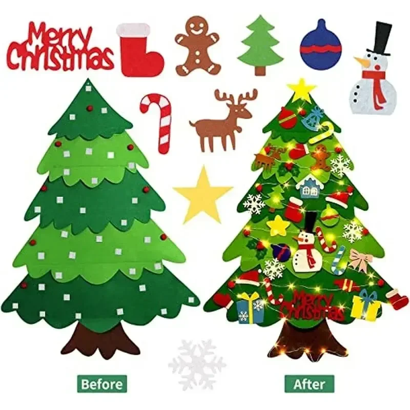 Kids DIY Felt Xmas Tree Set Ch - Home Xmas Decor Ideas avis et prix
