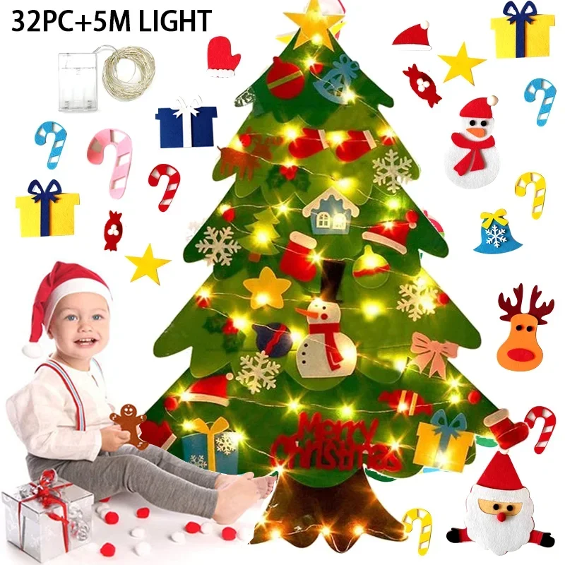 Kids DIY Felt Xmas Tree Set Ch - Home Xmas Decor Ideas avis et prix